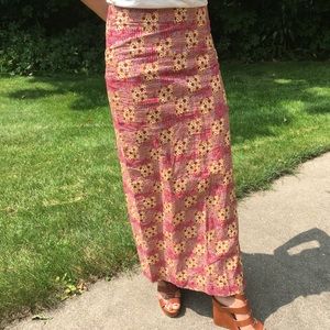 Floral Maxi skirt